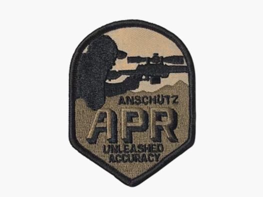 017133, ANSCHÜTZ, Patch "APR" Stick Wappen NEU