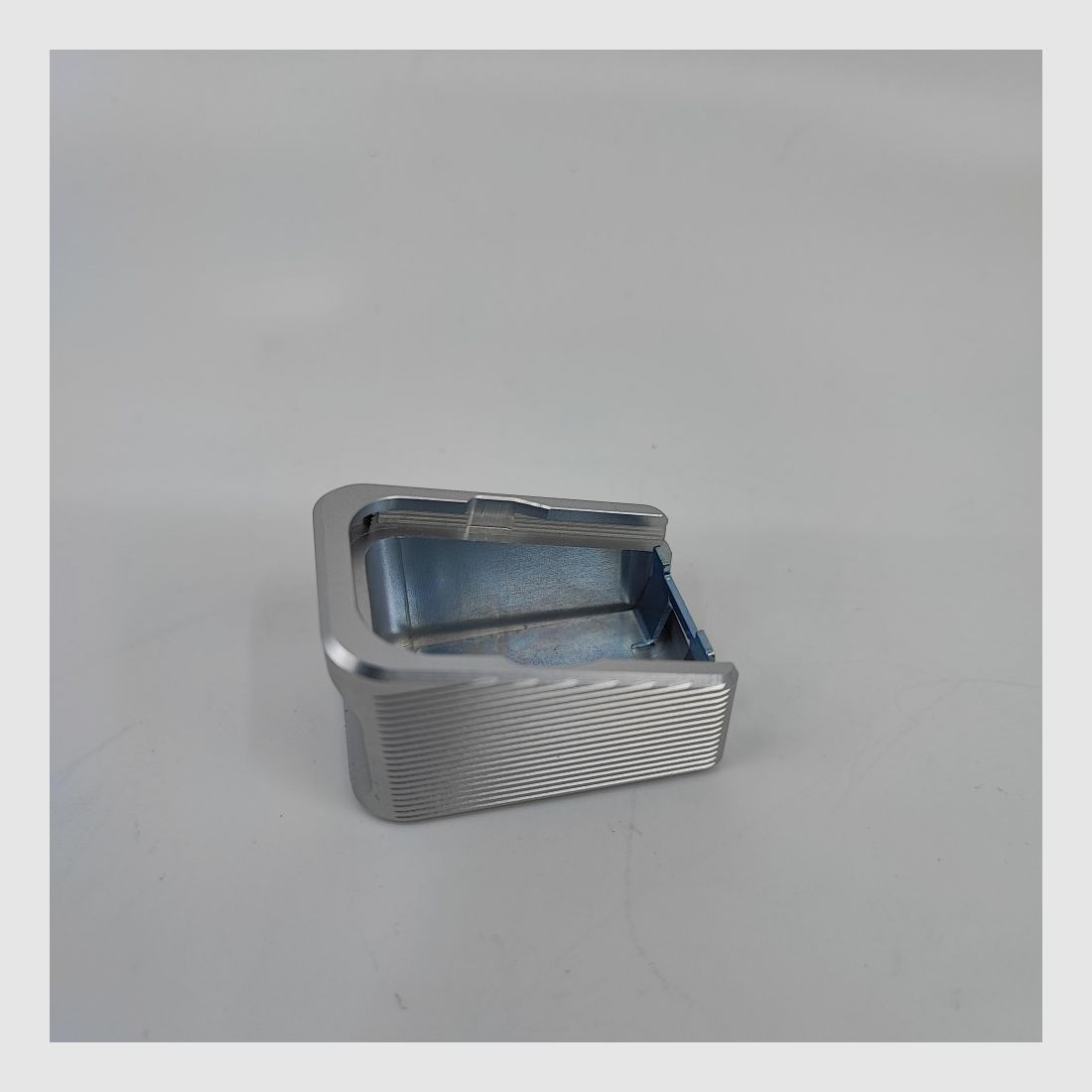 Armanov Magazine Base Pad voor Glock 17/19/34 | Elegance Line zilver