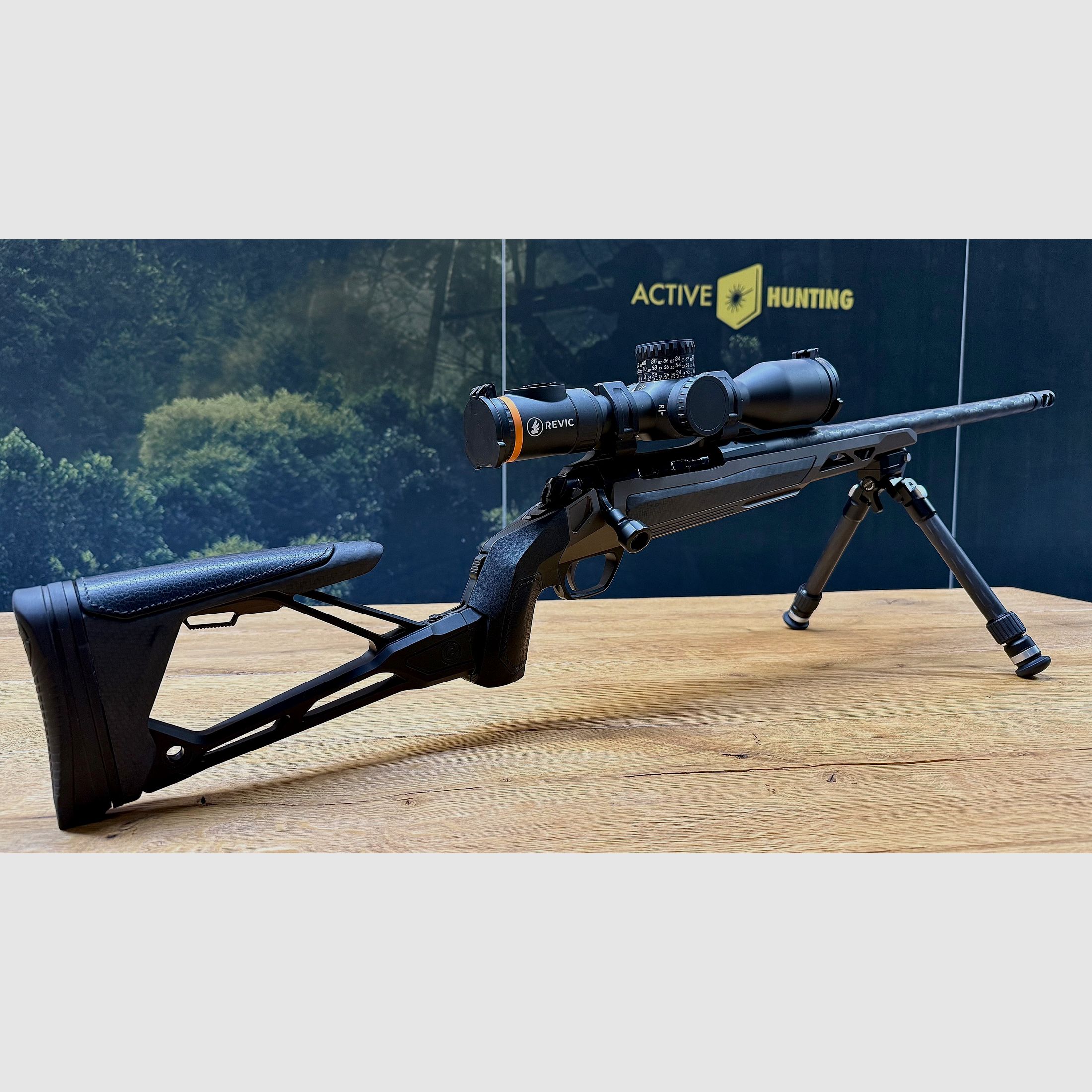Gunwerks Endex / 6.5 PRC / 20'' barrel length / Revic mount / Revic Radikl RS25b 4-25x50 / Elevate 2.0 bipod / NEW