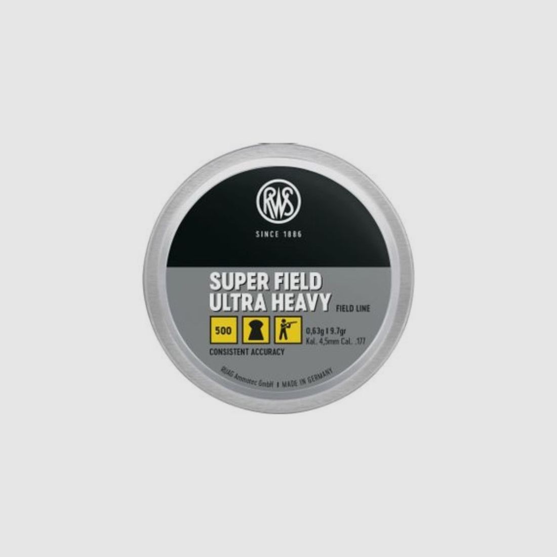 RWS Super Field Ultra Heavy Kugeln Kaliber 4,5 mm Durchmesser 4,51