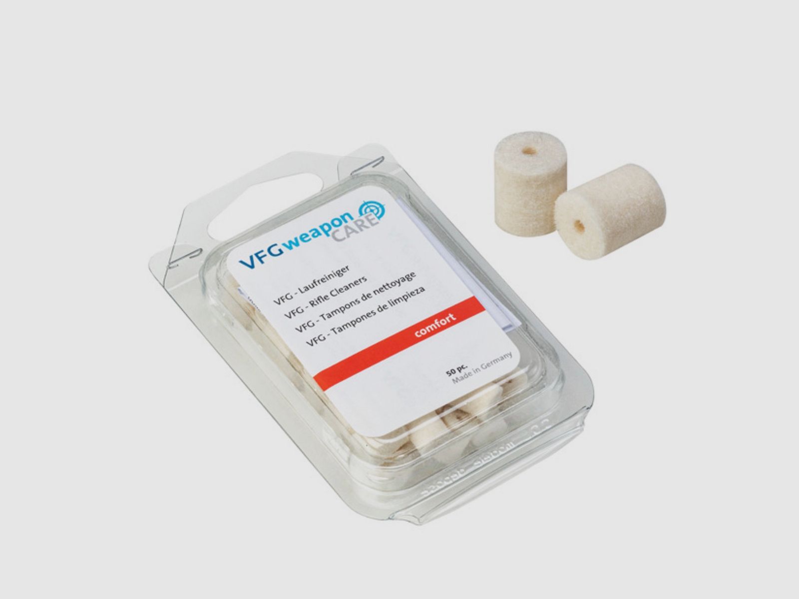 VFG 331952 cal. 6,5 mm Laufreiniger für Büchsen Comfort 50 Stück