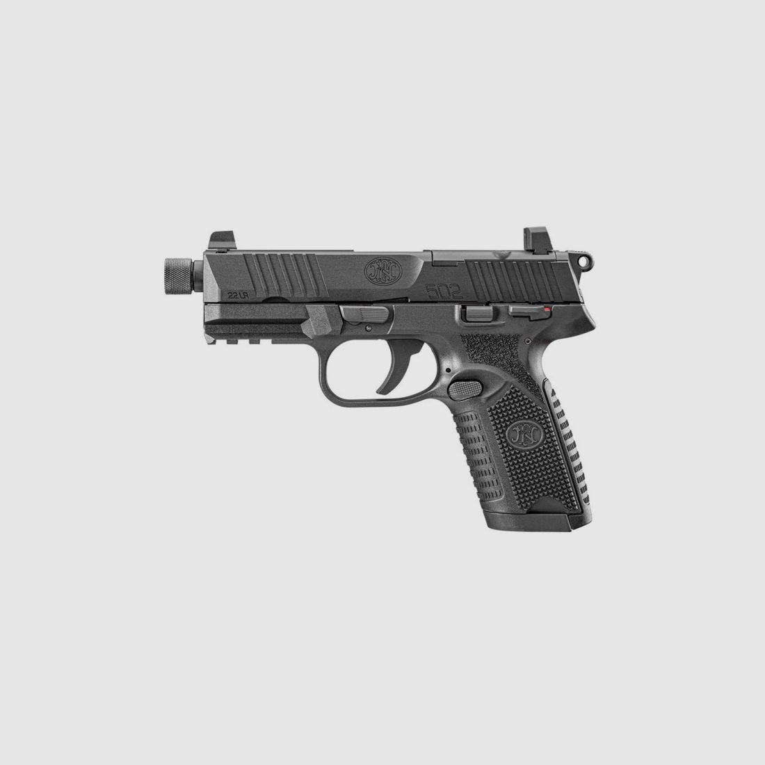 PISTOLE FN HERSTAL 502 TACTICAL BLACK KAL.22LR GEFLECHTET - KATEGORIE B, Bild 3 von 9
