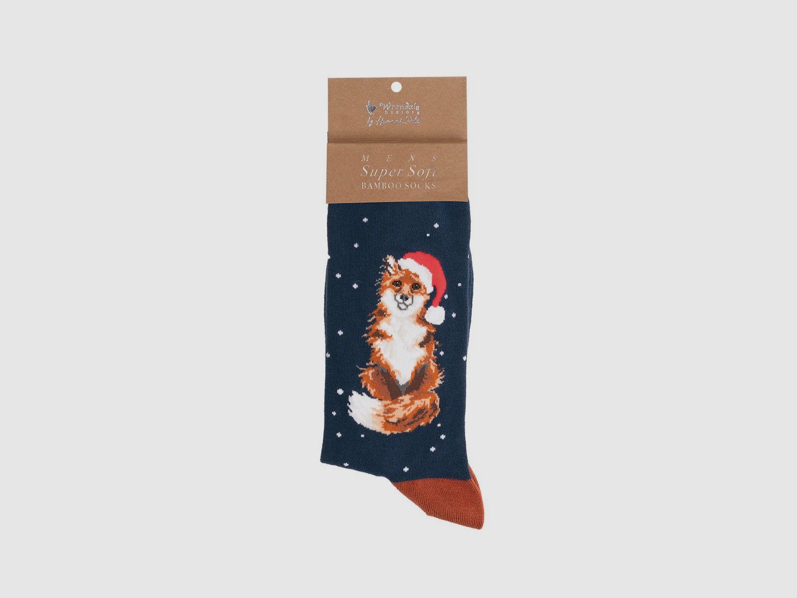 Wrendale Herren - Socken "Festive Fox"