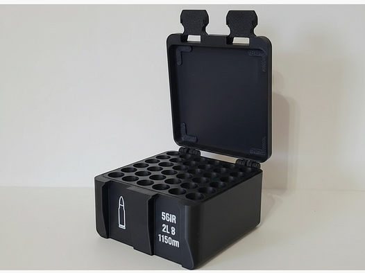 Filamelt Munitionsbox / 410 GA / 'Klapp- / Rastdeckel' / Patronenbox, Ammo Box