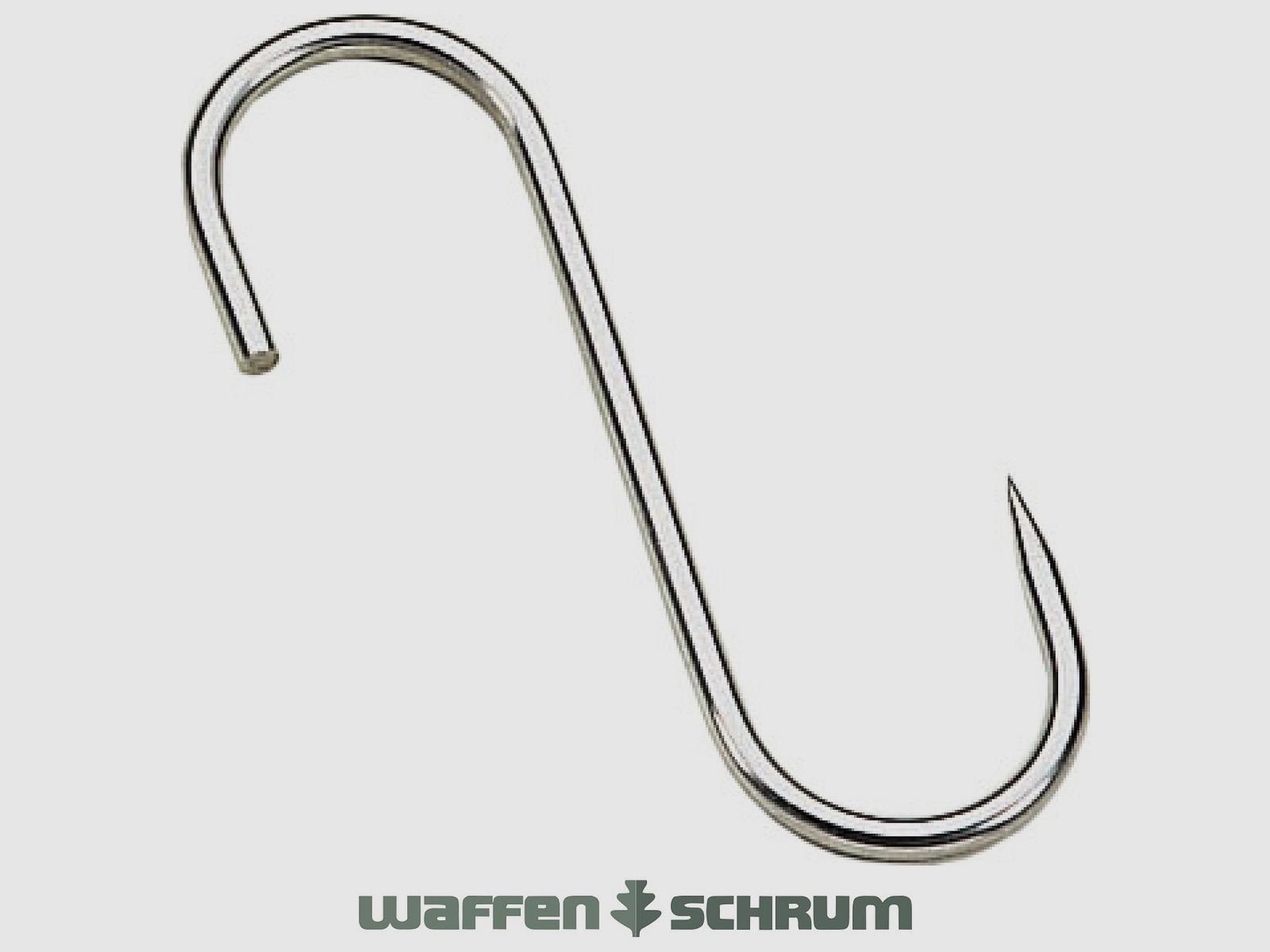 S-Haken Edelstahl - bis 100kg 160x8mm