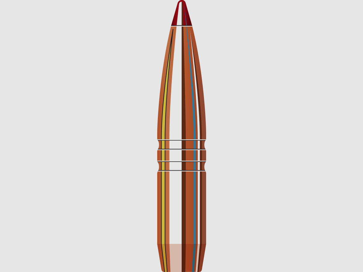 Hornady kogel 6,5mm/.264 CX 130GR loodvrij 50 stuks, afbeelding 1 van 6