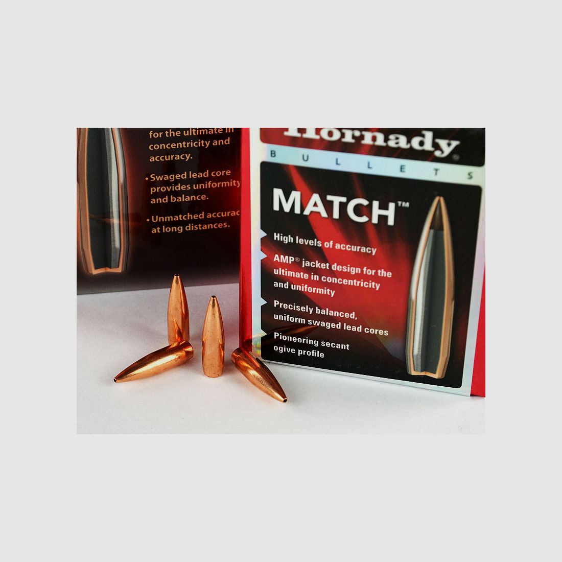 Hornady BTHP-Match Geschosse 1 Packung .30 / .308 Win. 168 grs (100 Stück á 0,479 €*)