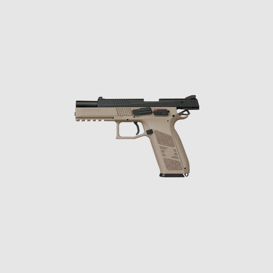 KJ Works CZ P-09 Duty met metalen slide Gas Blowback 6mm BB, afbeelding 3 van 3