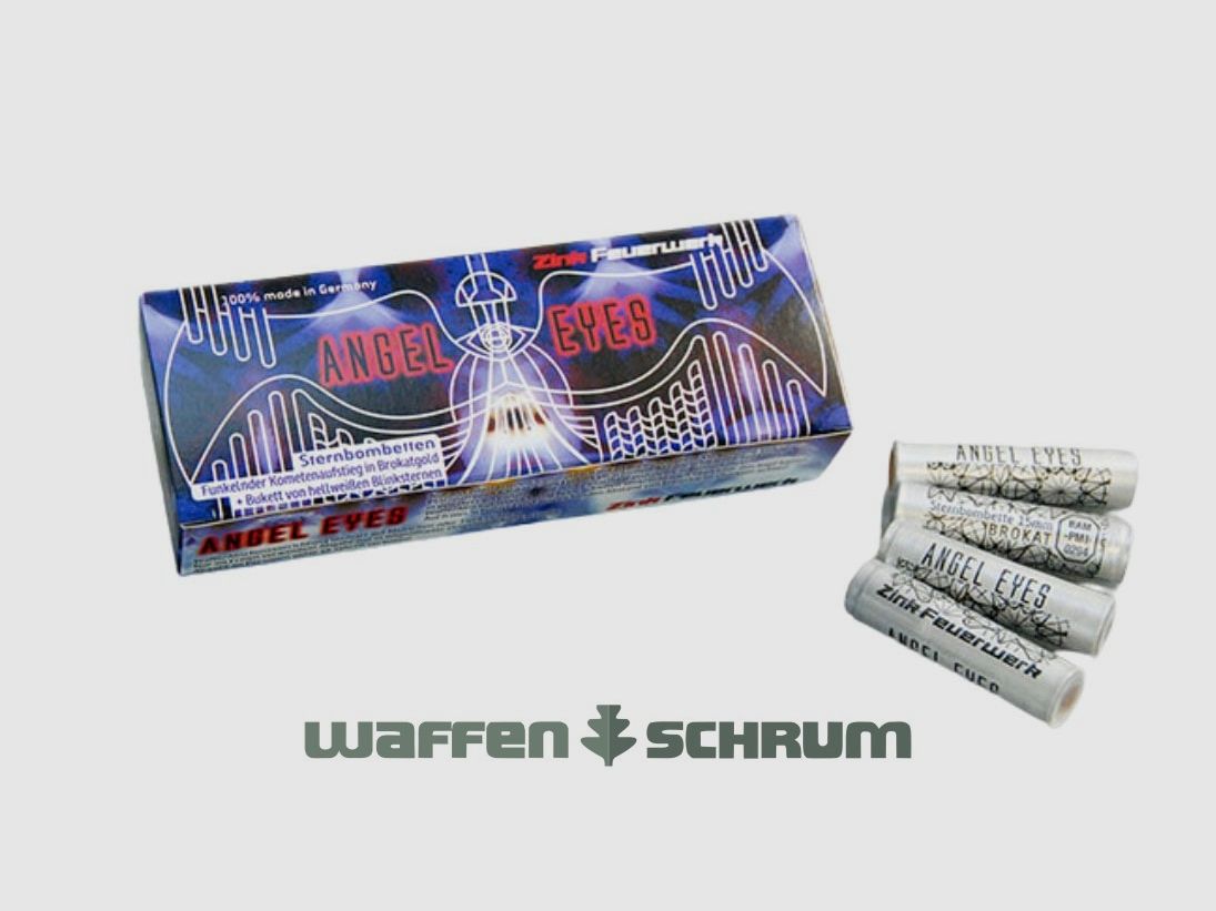 Zink 15mm Sternbombetten Angels Eyes 20 Schuss