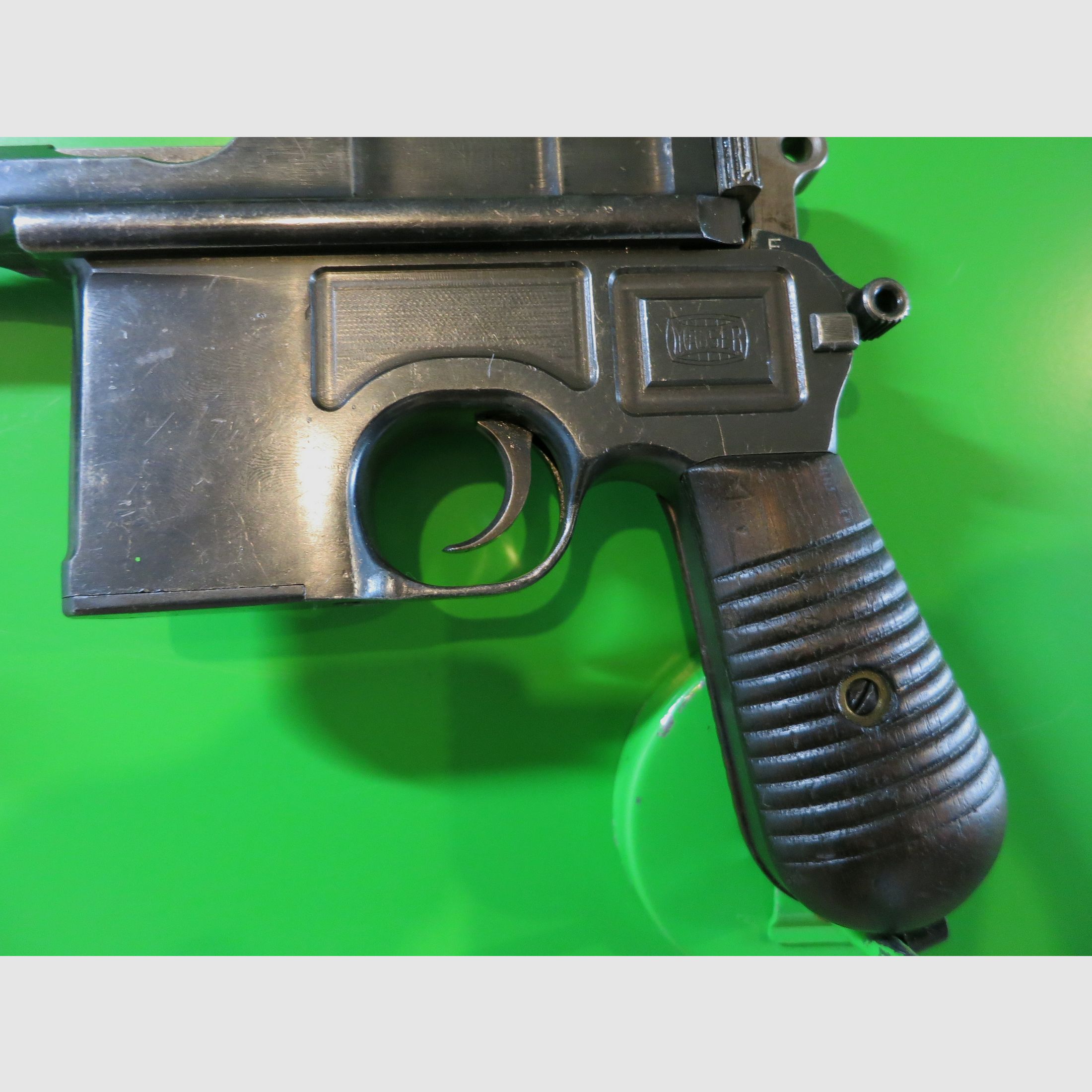 Mauser C96, Broomhandle, Mauser Oberndorf, Kal. 7,63 Mauser   #77-, Bild 12 von 14