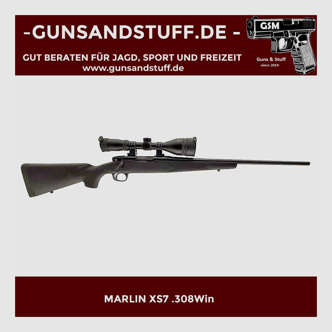 MARLIN XS7 .308 Win + HAWKE ZF 3-9×56