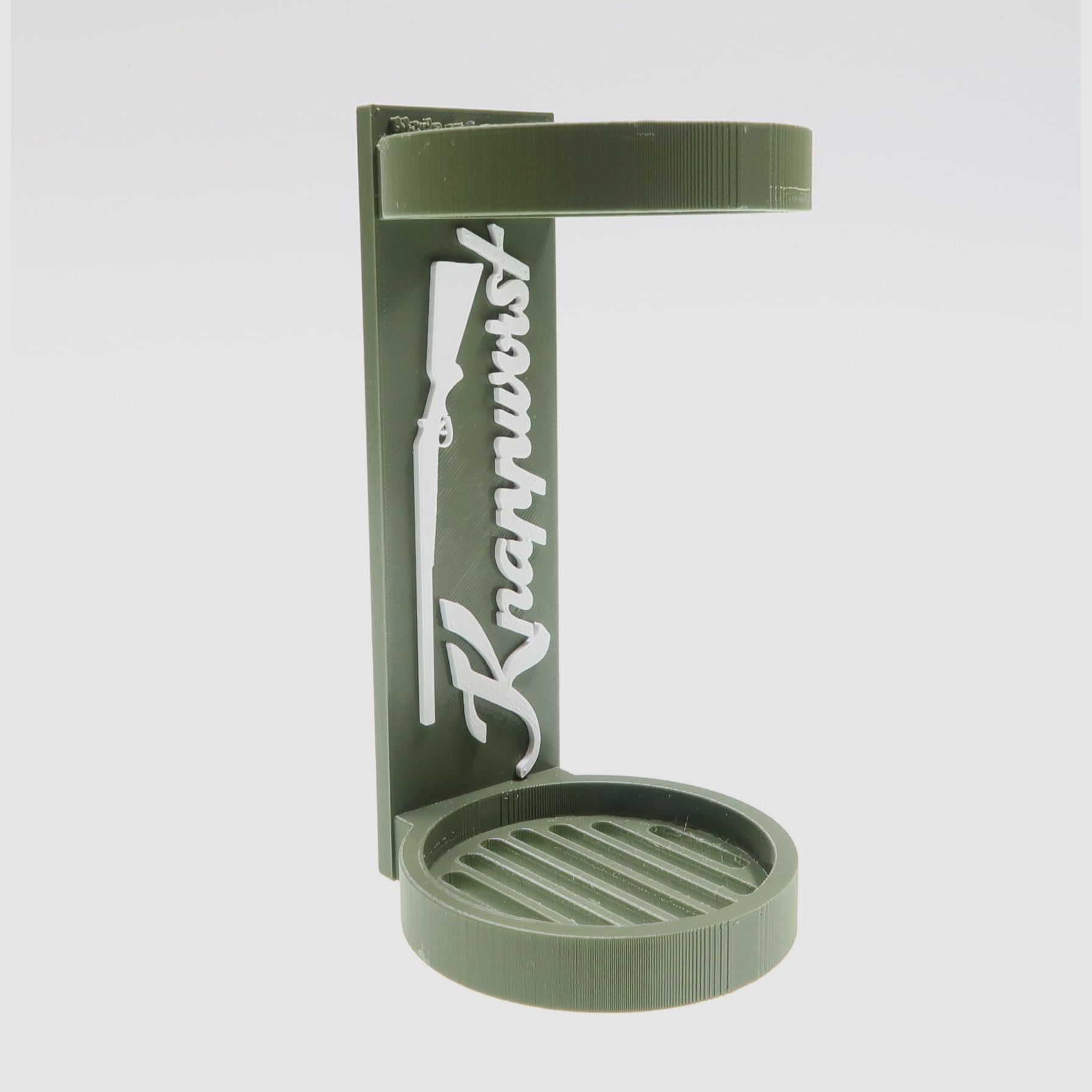 Knappworst Schalldämpferhalter oliv/weiß