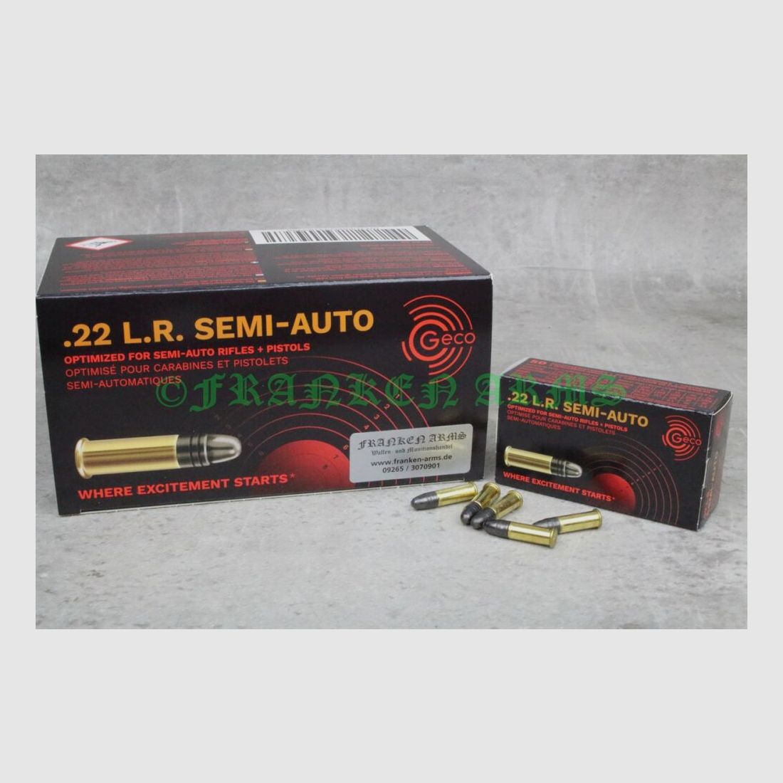 Geco Semi-Auto .22 l.r. 40gr. 2,59g 50Stück Staffelpreis