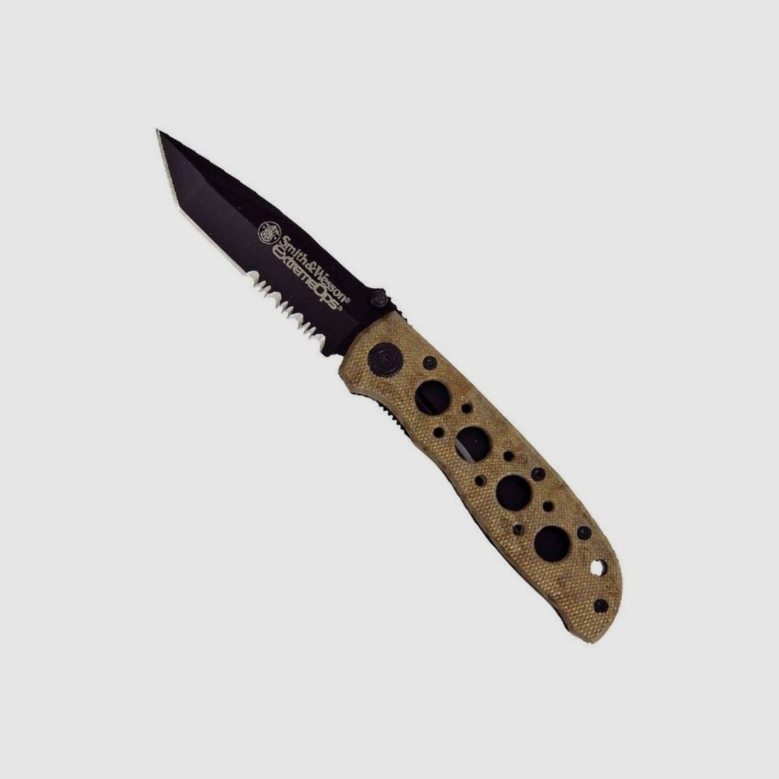 Pocket Knife S&W Extreme Ops Tanto Desert CK5TBSD