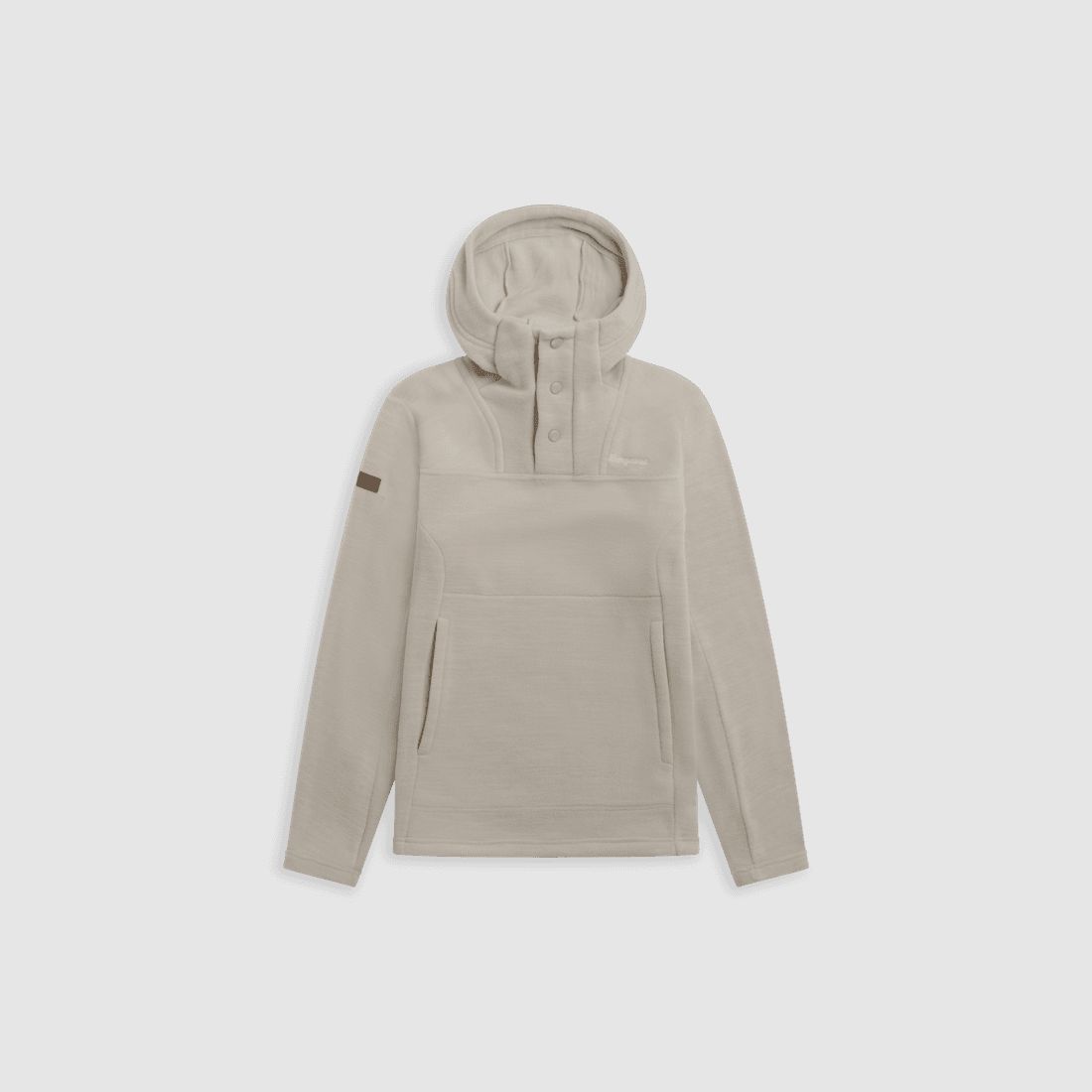 Bergans Hareid Fleece Hoodie Femme Coastal Sand S