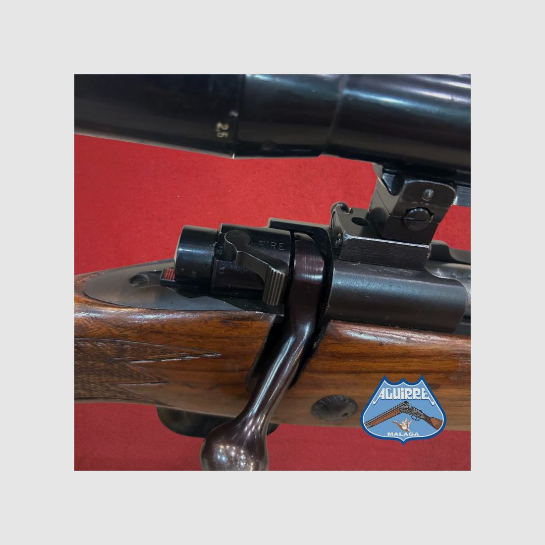 Fusil Winchester Mod 70 cal. .375 H&H + Montages Apel + Lunette, image 9 sur 11