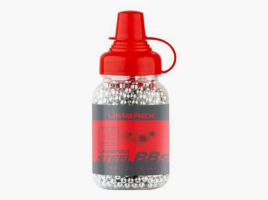 Umarex BBs en acier 4,5 mm (.177), 0,35 g, argent, 1 500 pcs, bouteille