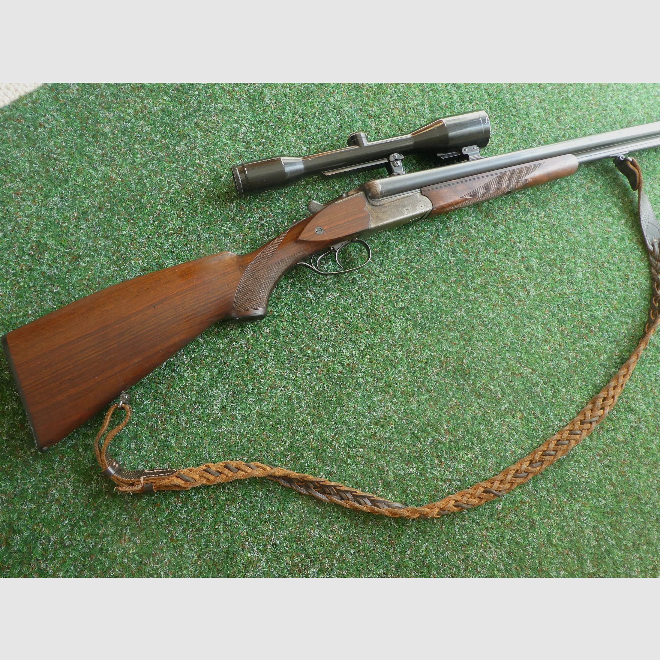 Suhler Drilling Mod 32 im Kaliber 16/70 und 7x57R, Q1 gestempelt