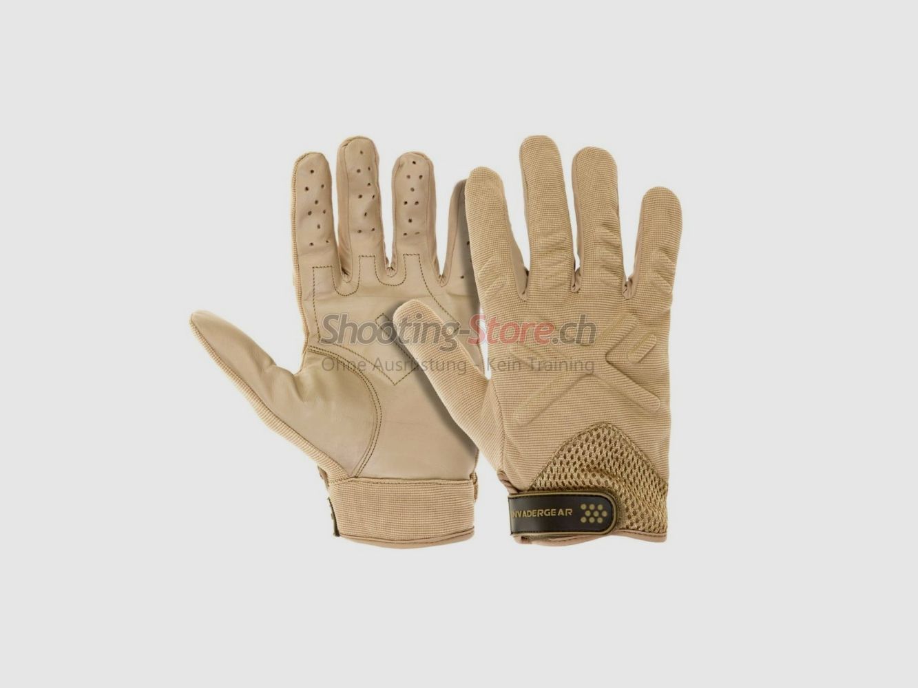 Invader Gear Schiethandschoenen Tan XL