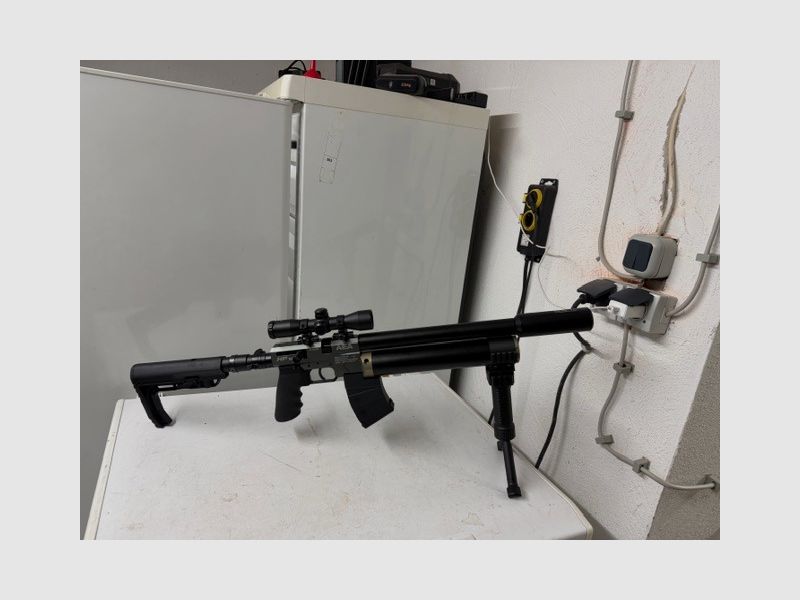 AEA Airgun HP Max MK I in AK 47 Optik Cal. 3,57.   9mm neuwertig 