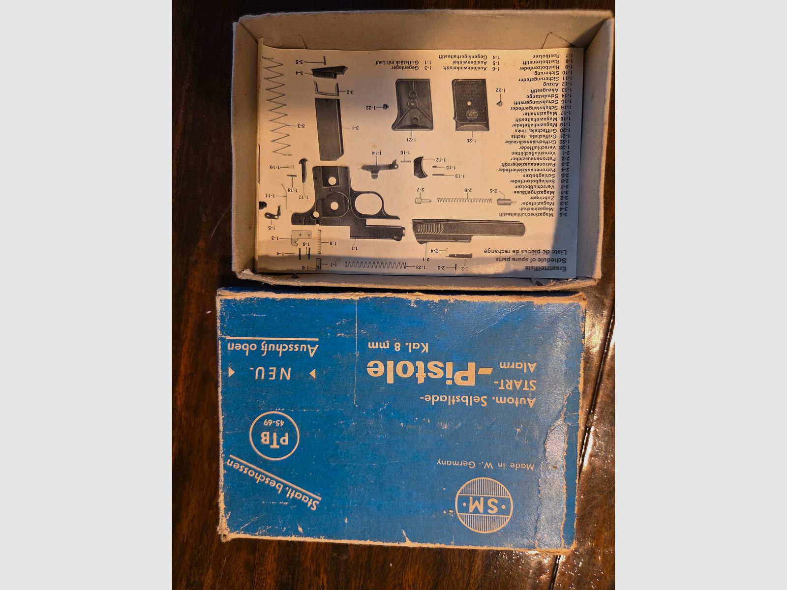 Collectionnable Rhöner SM 110A, 2 chargeurs, PTB 45-69