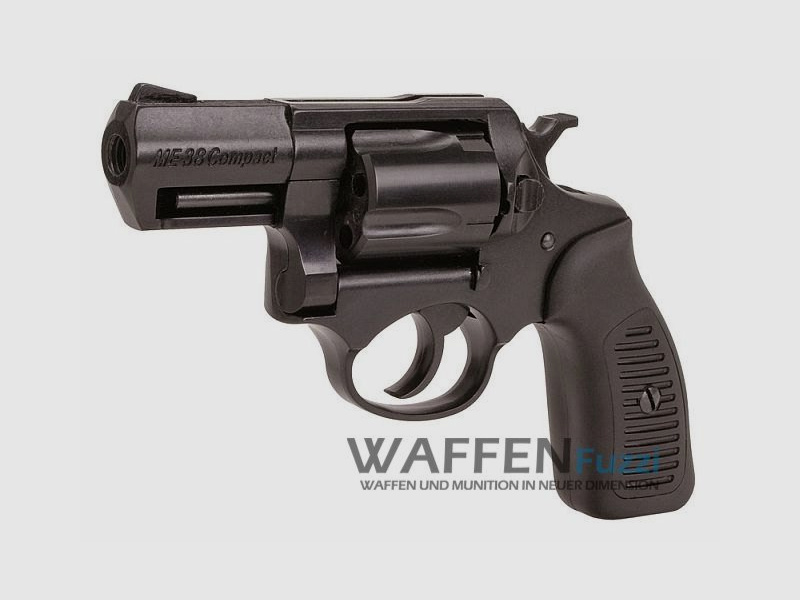ME 38 Compact Revolver Schreckschusswaffe brüniert
