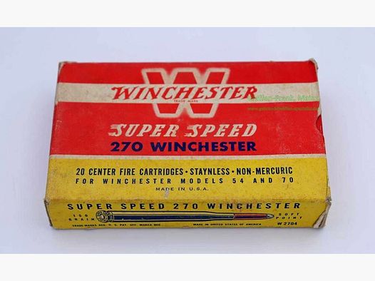 Winchester - USA Büchsenmunition .270Win