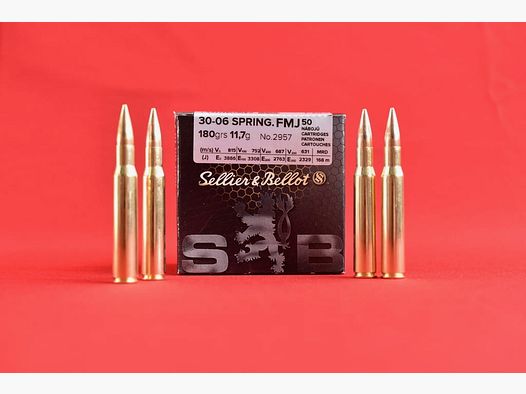 AMUNICJA S&B 30-06 FMJ 11,7g TRAINING