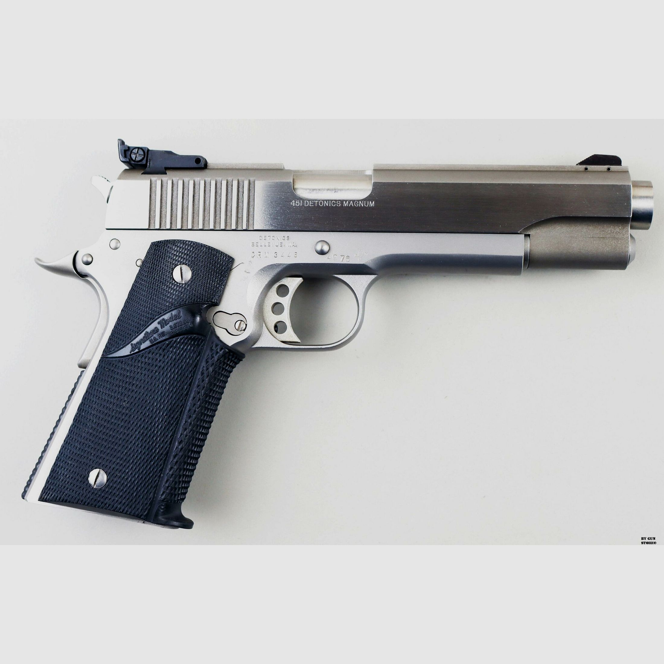 Detonics pistol mod. Scoremaster cal. 451 Det. Mast. serial no. CRM3446, image 3 of 15