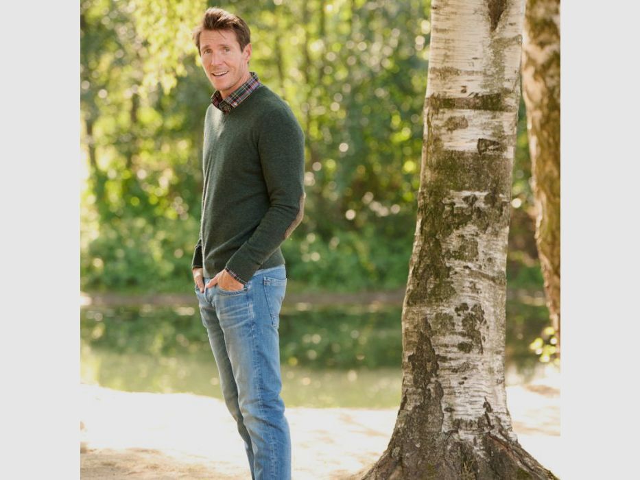 Wellington H-Sweater Jack Merino Wool with Patches Tweed, image 3 of 4