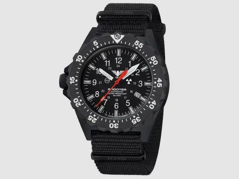 KHS KHS Armbanduhr Shooter MKII Automatic Field Natoband