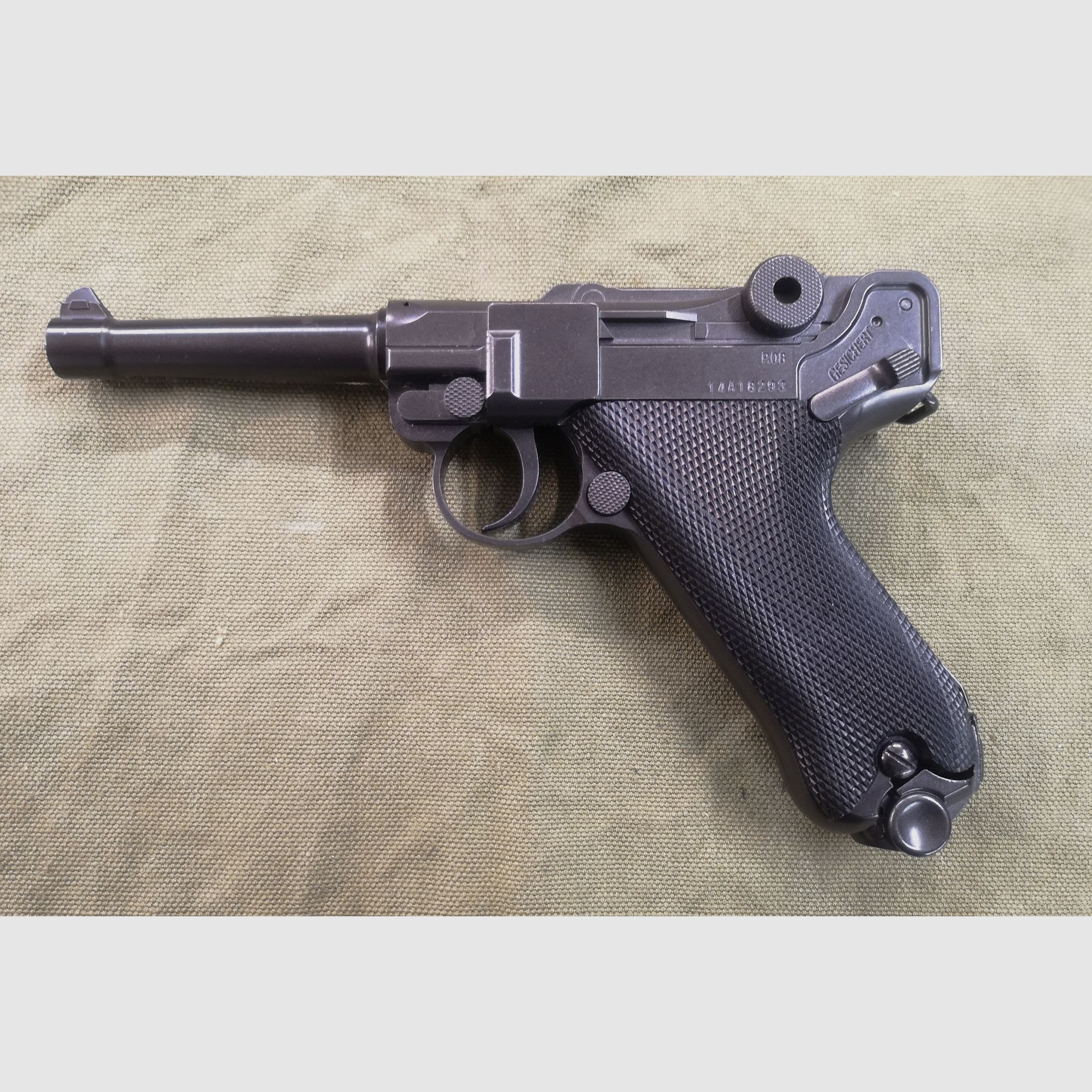 Luger 08 Pistola de Aire Leyendas Todo Metal