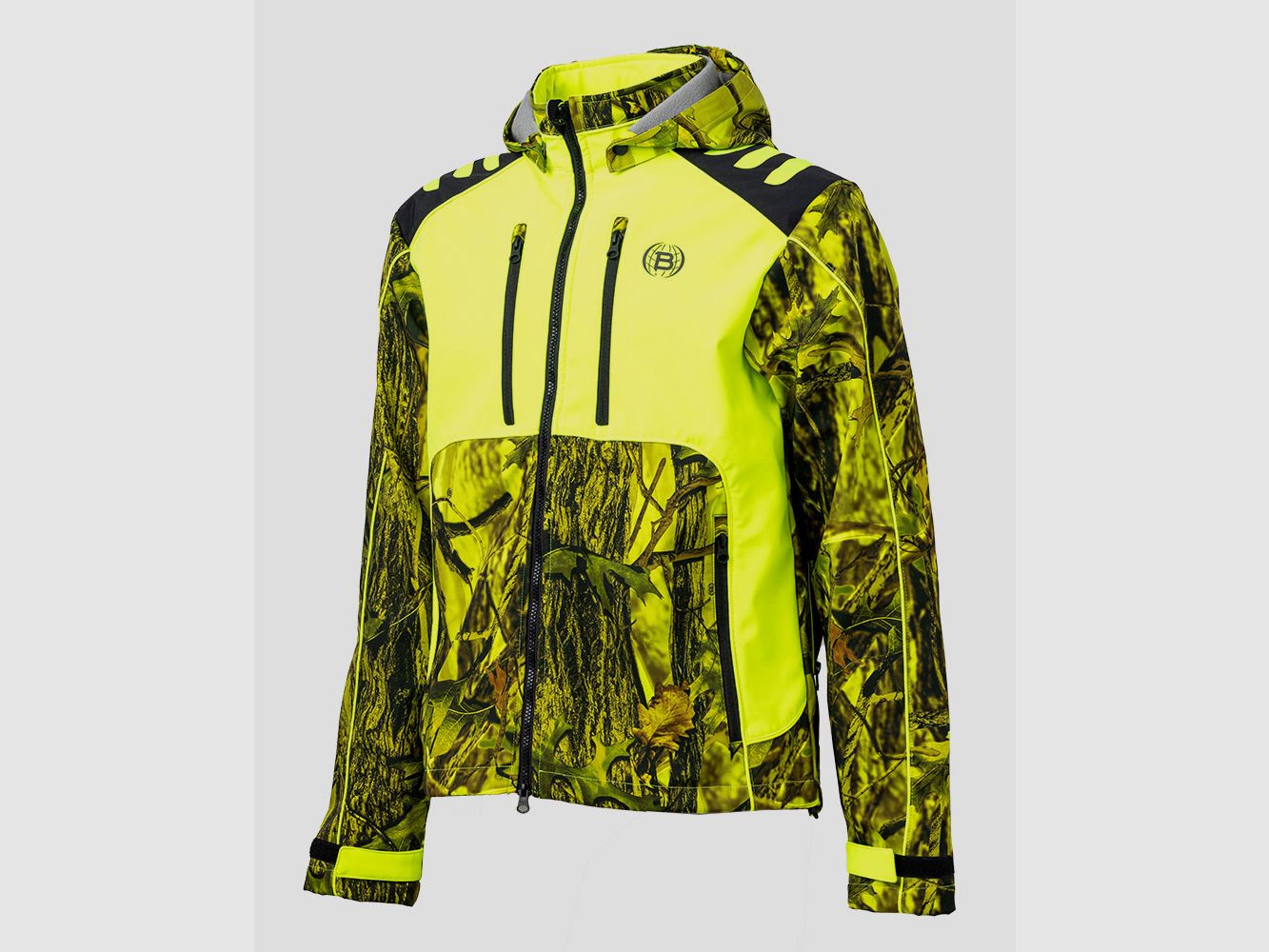 BITRABI Jagd-Softshelljacke TIGER GELB FLUO, Bild 2 von 5
