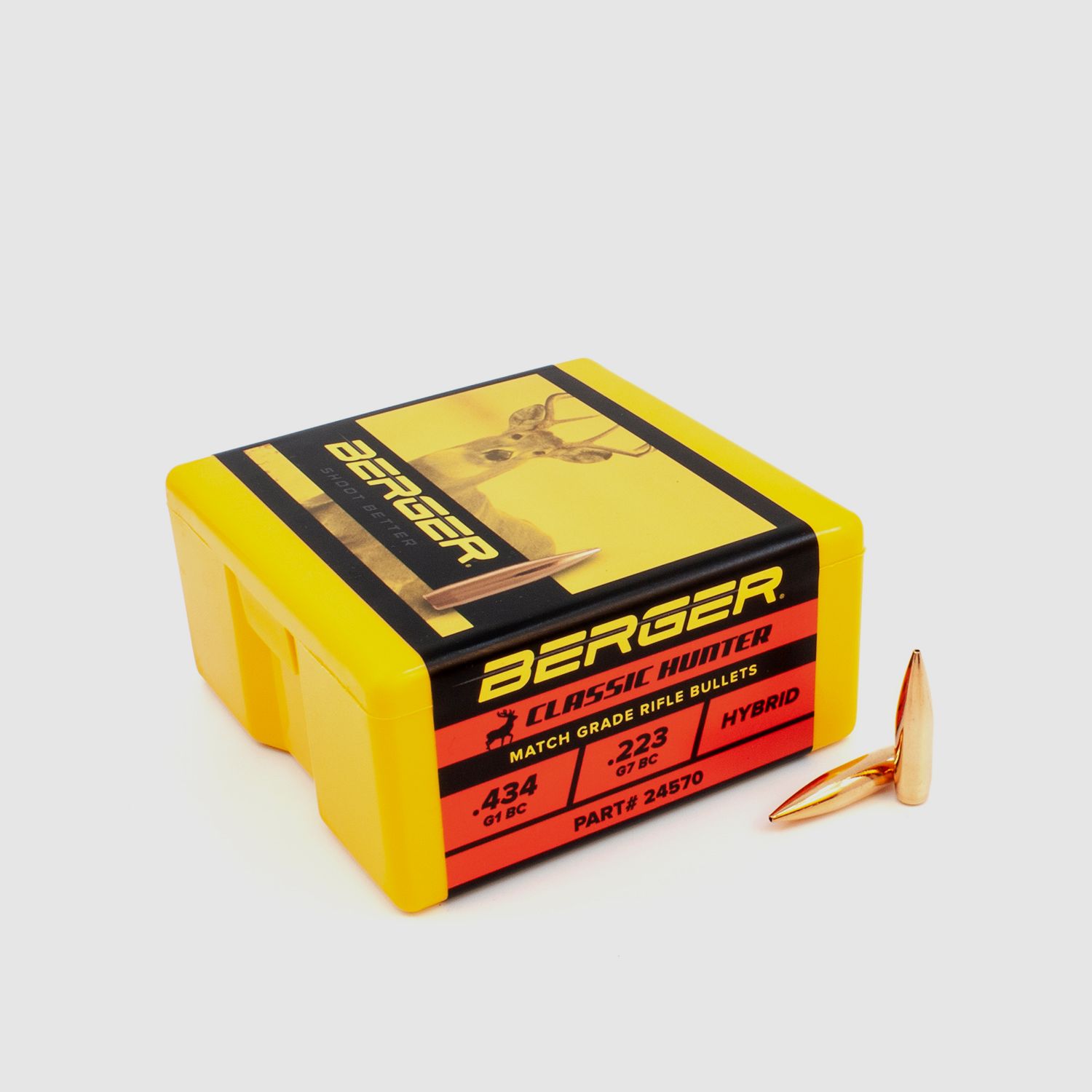 Berger Bullet 6mm/.243 Classic Hunter 95GR 100 Pieces