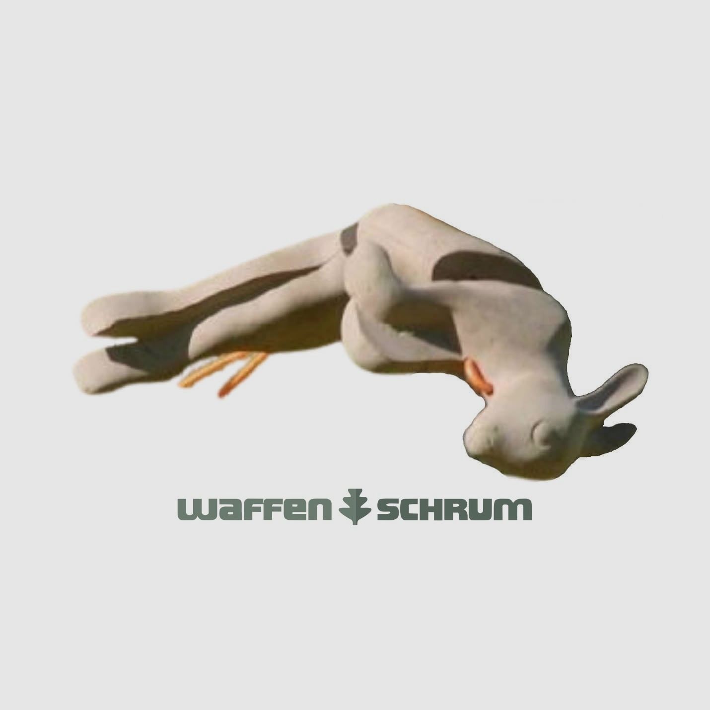 Hunting retrieve dummy / rabbit, made of PU (polyurethane), 750g