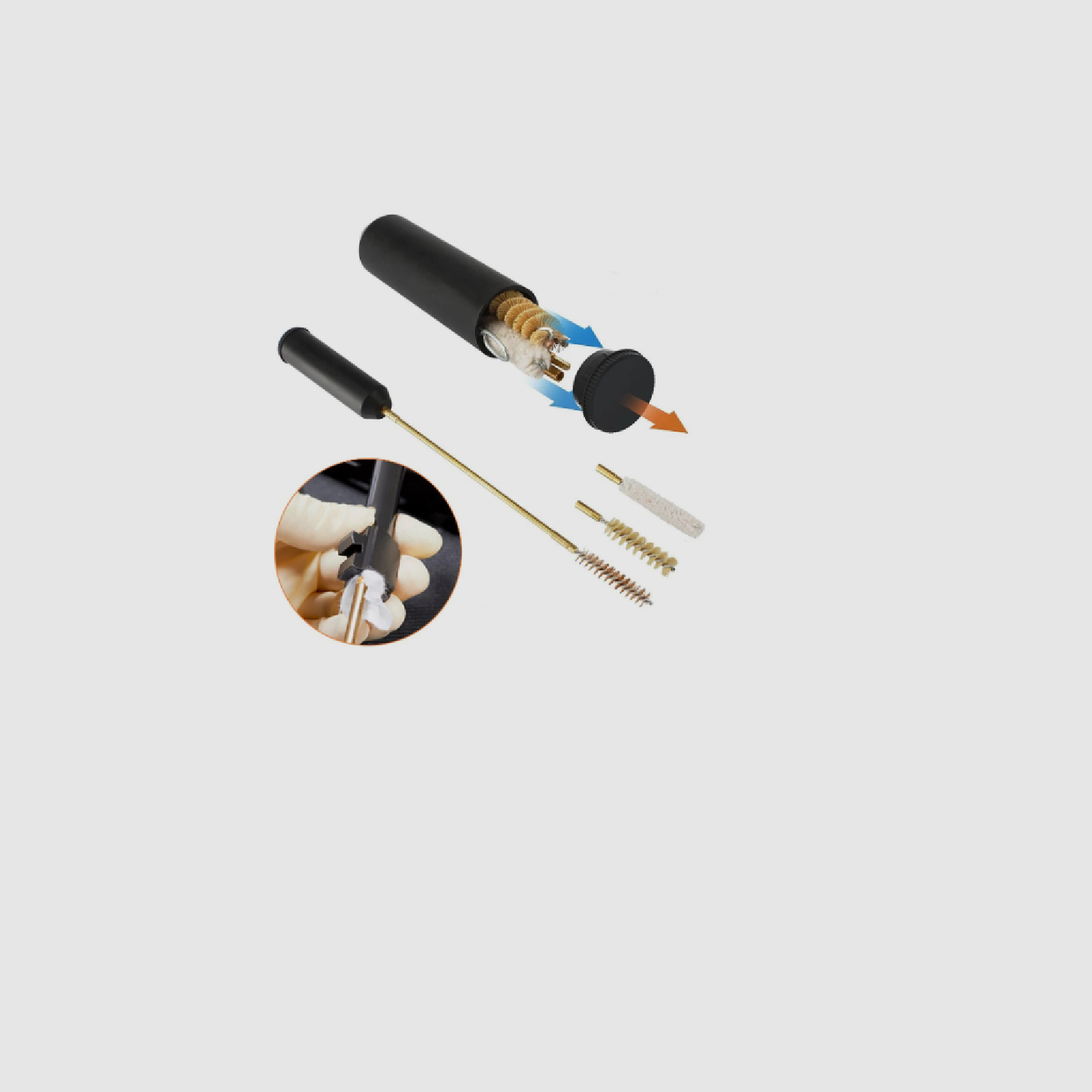 Weapon cleaning set caliber .38 / 9 / .357 Cal, image 3 of 3