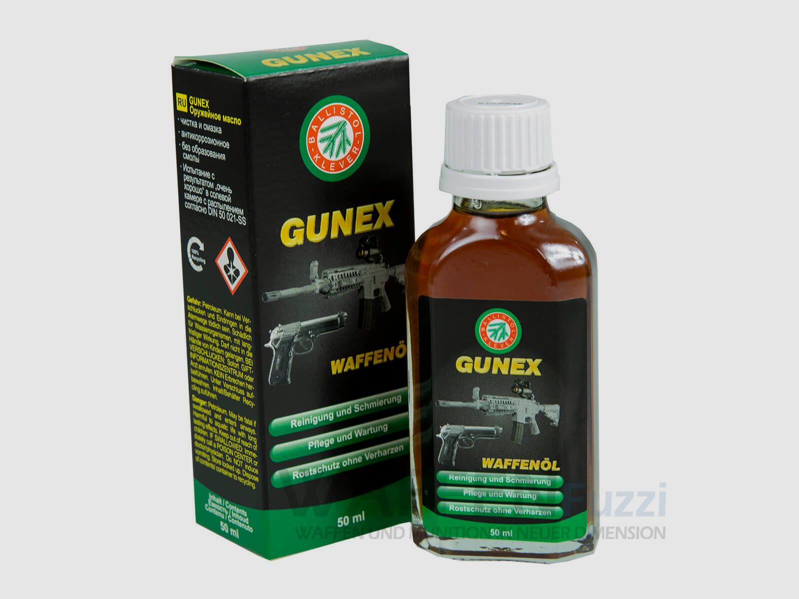 Gunex Waffenöl 50ml Flasche