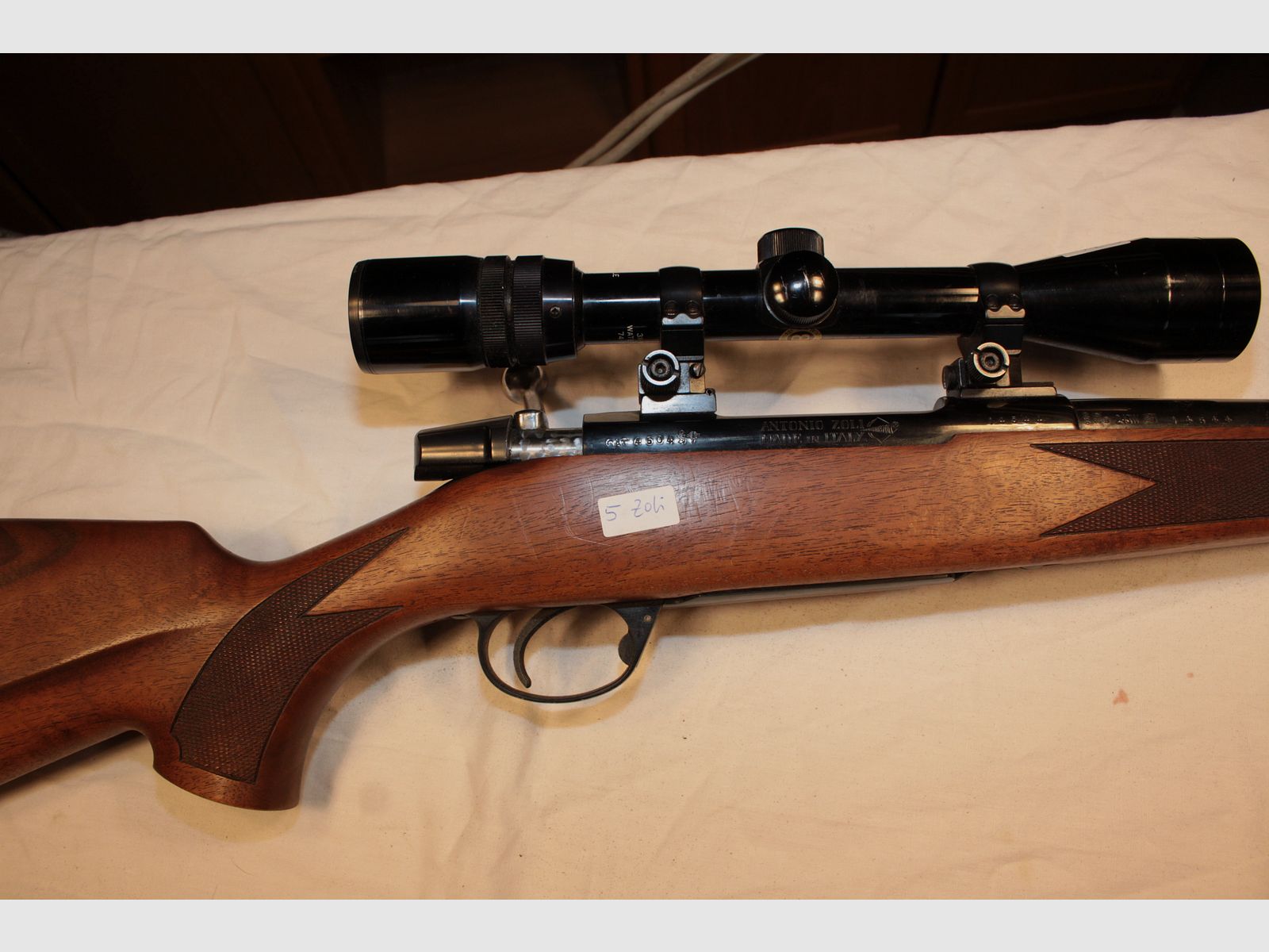 Zolli repeater with left-hand system and left-hand stock.