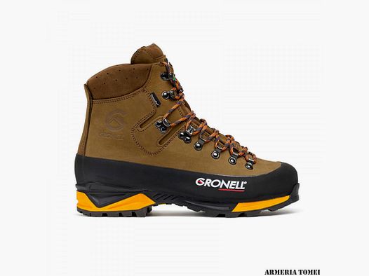 SCARPONI – GRONELL – TIBET HUNT Brown/Orange (LEATHER LINING)