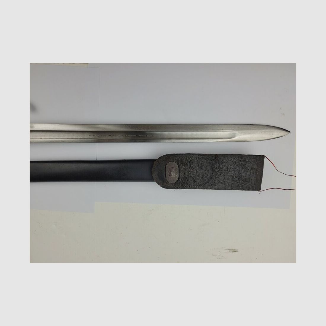 Französisches Bajonett von Remington USA – Gewehr Rolling Block 1914 – Regimentsnummer „J“ – Ausgezeichneter Zustand, Bild 15 von 17
