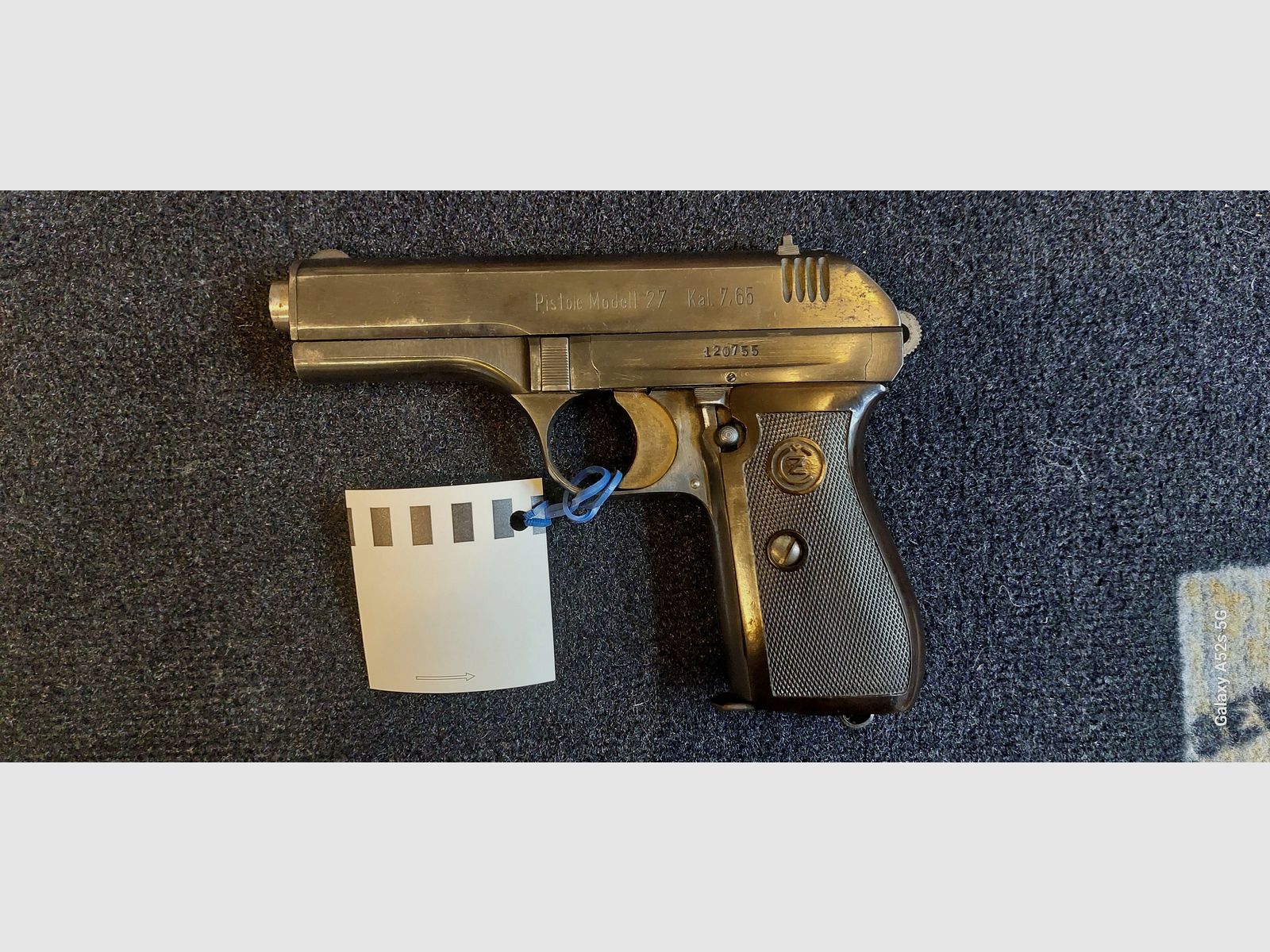 CZ Mod27 pistool 7.65 Browning, afbeelding 2 van 2