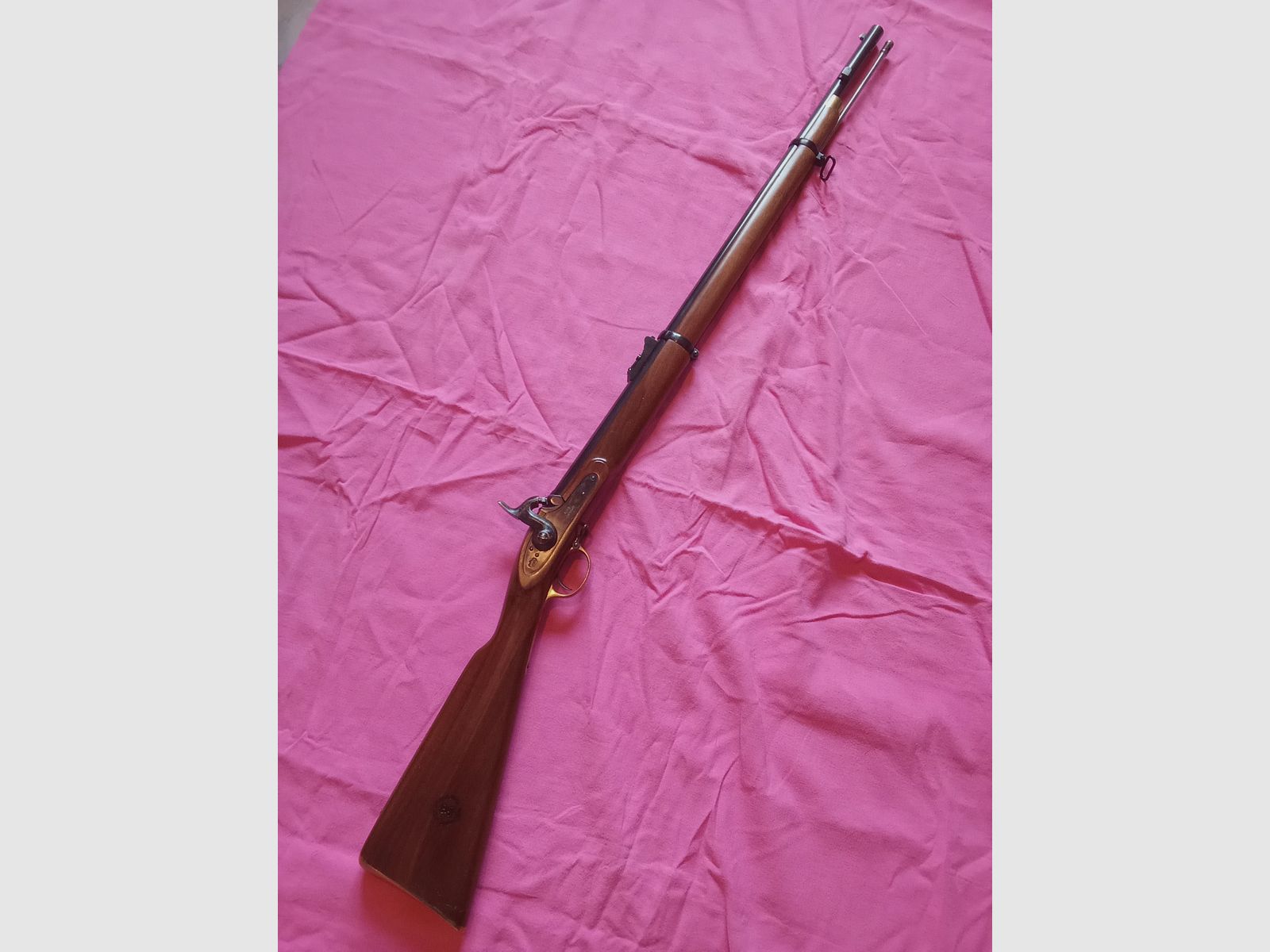 Fusil PEDERSOLI Enfield 2 Bandes Pat 1858 à Percussion Cal 577