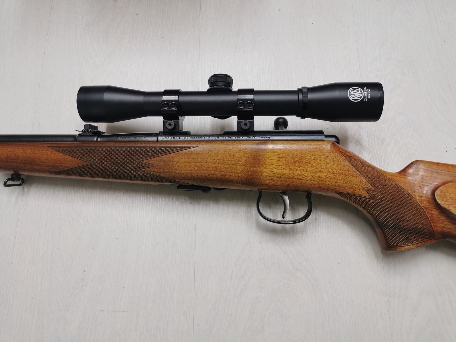 KK Gewehr .22lr Anschütz mit Zielfernrohr 4x32