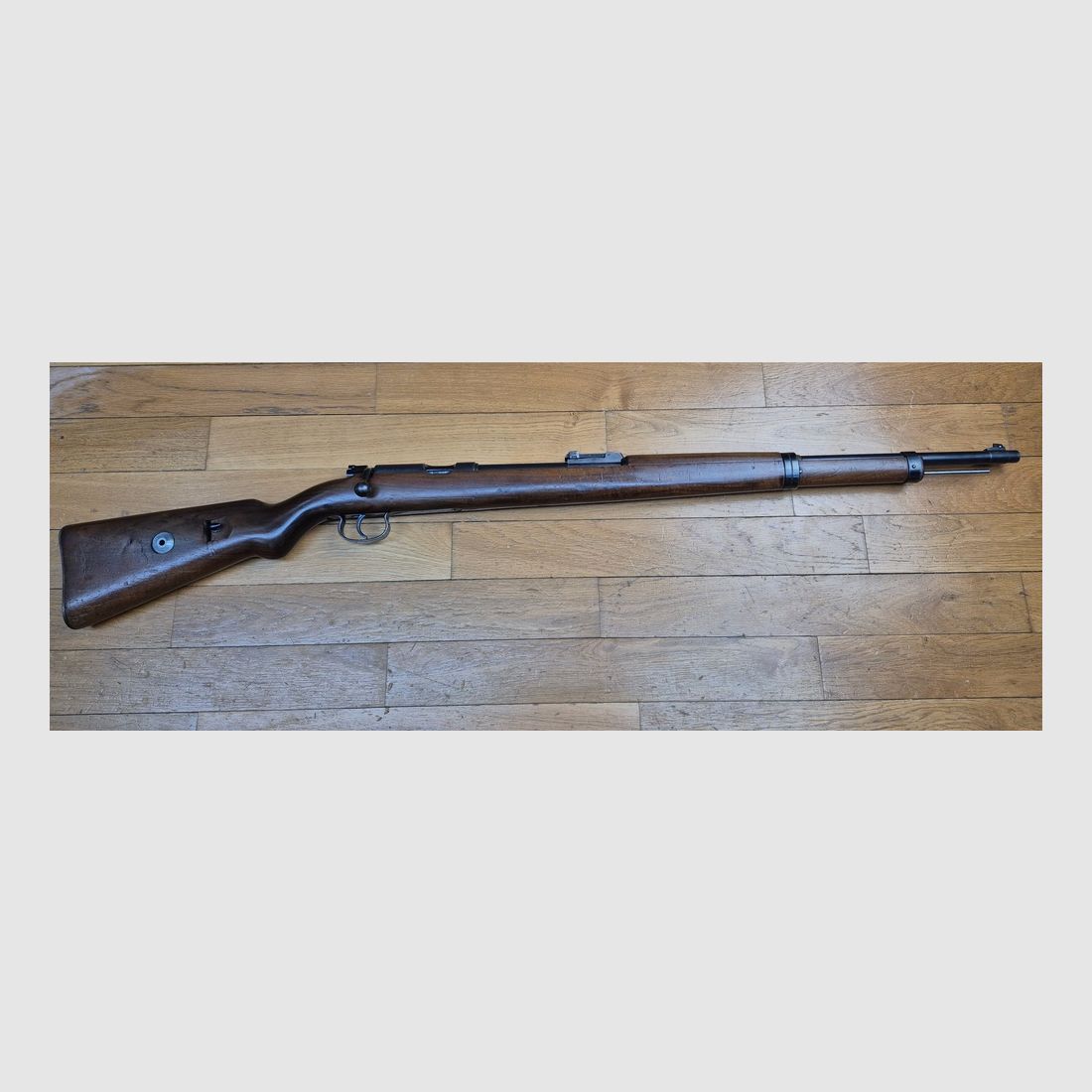 Sehr schöne Trainingsbüchse DSM 34 des III. Reichs – 22LR – Seltene Herstellung „GECO“ – Waffe von 1936 – Mono-Nummer – Ausgezeichneter Zustand – TBE++, Bild 2 von 34