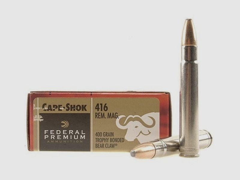 Federal Premium Safari Trophy Bonded Bear Claw .416 Rem. Mag. 400GR JSP 20 Patronen