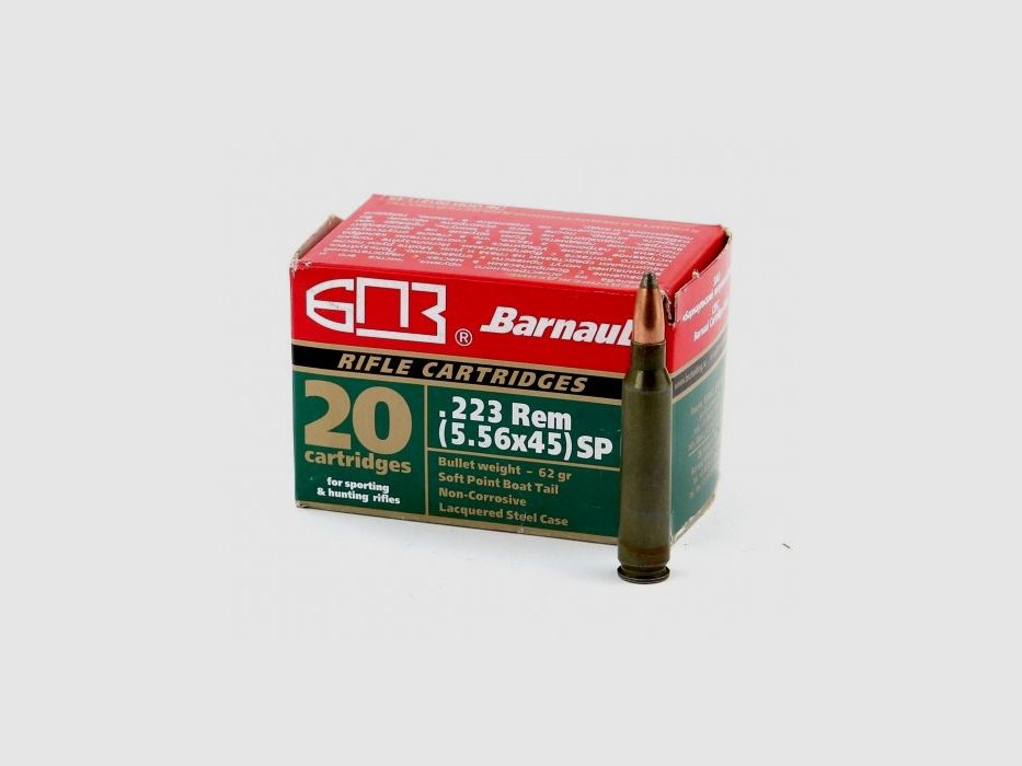 Amunicja Barnaul .223 Rem 4.0g/62gr SPBT, zdjęcie 1 z 2