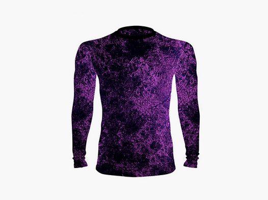 DED Competition Long Sleeve Compression T-Shirt - Purple, Color: Purple, size: 5XL, Clothes type: Regular (Men)