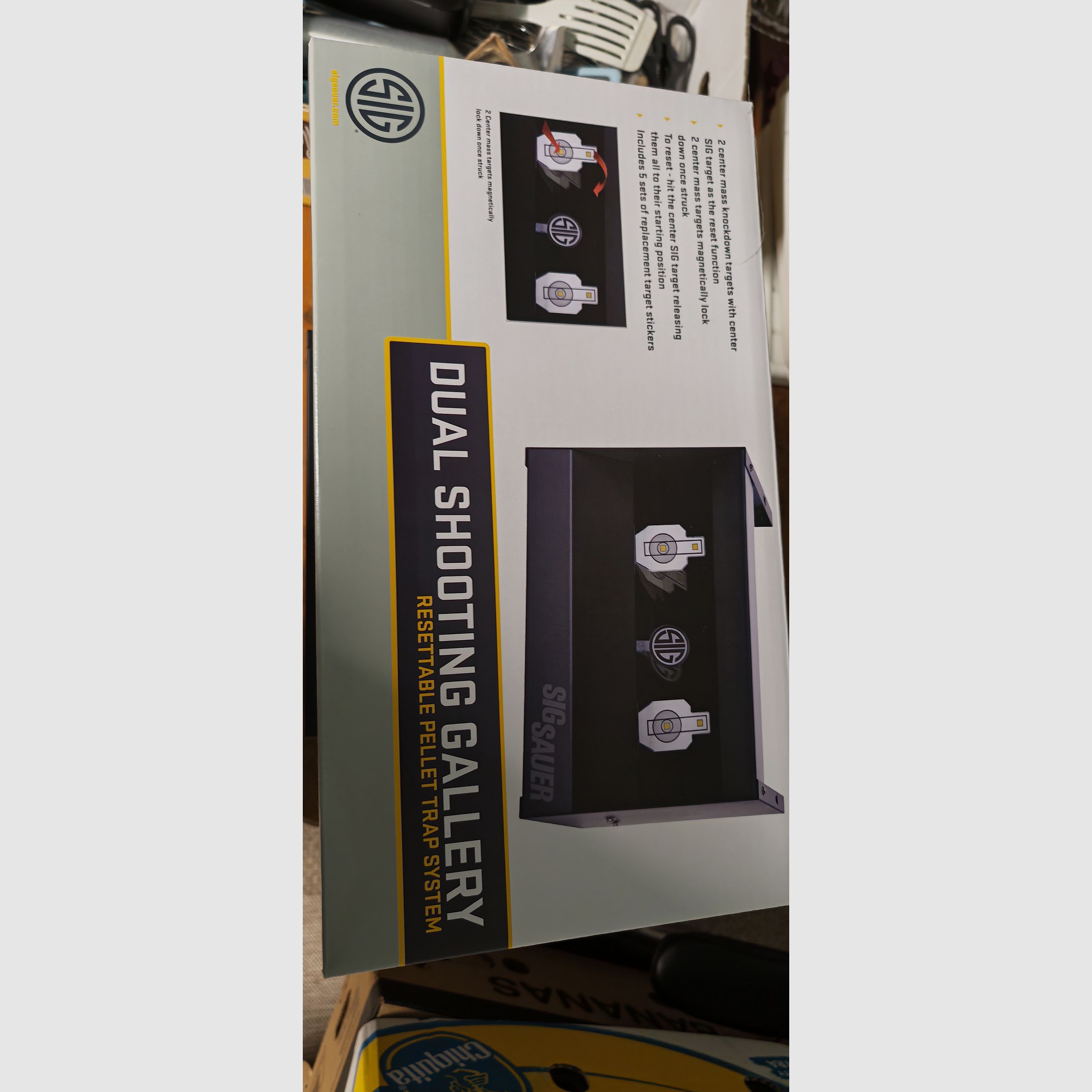 Objetivos juego de disparos dianas trampa de balas carabina de aire