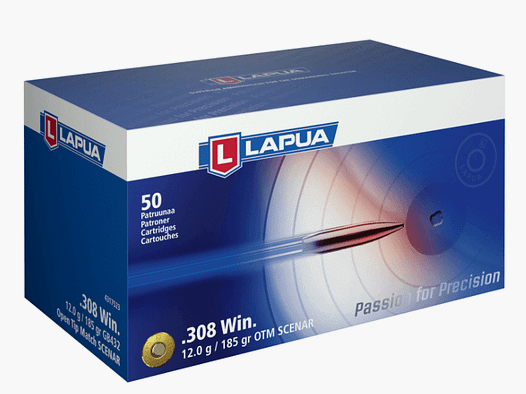 Lapua .308 Win. Scenar 185 gr. -50 unidades.
