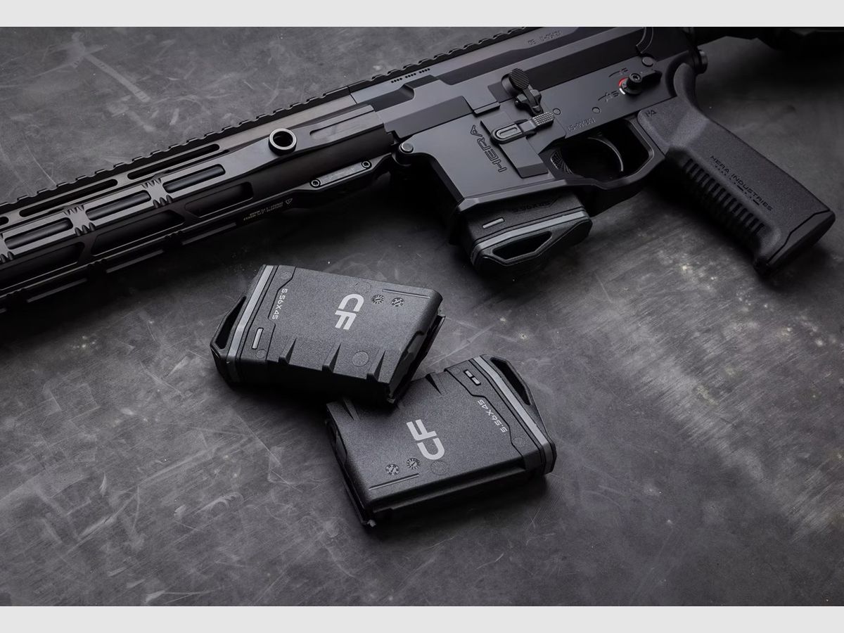 Caricatore HERA-Arms per XR15/AR15 H1Mag Carbon .223 Rem. 10 colpi, immagine 2 di 4